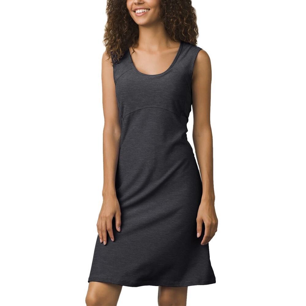 PrAna Calico Active‎ Padded Athletic Dress Women’s Large Gray Outdoors Granola